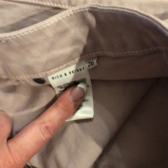 Rich & Skinny Glittery baby pink jeans - Picture 4 of 4